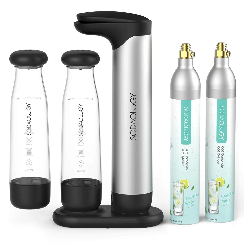 Sodaology Sparkling Water & Soda Maker with Two Bottles + CO₂ Cylinder – view 10