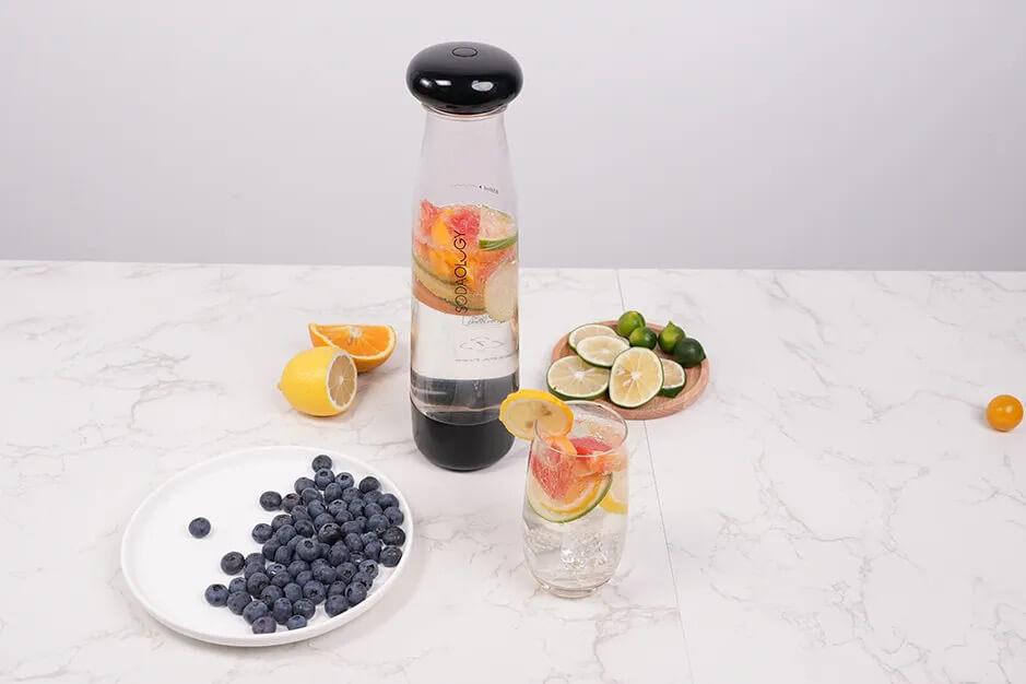 Sodaology Sparkling Water & Soda Maker with Two Bottles – view 15