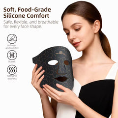 Silicone LED Red Light Therapy Portable Beauty Mask