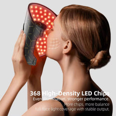 Silicone LED Red Light Therapy Portable Beauty Mask