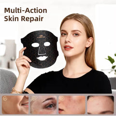Silicone LED Red Light Therapy Portable Beauty Mask