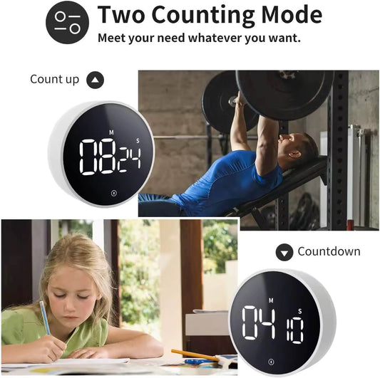 Digital LED Magnetic Kitchen Timer