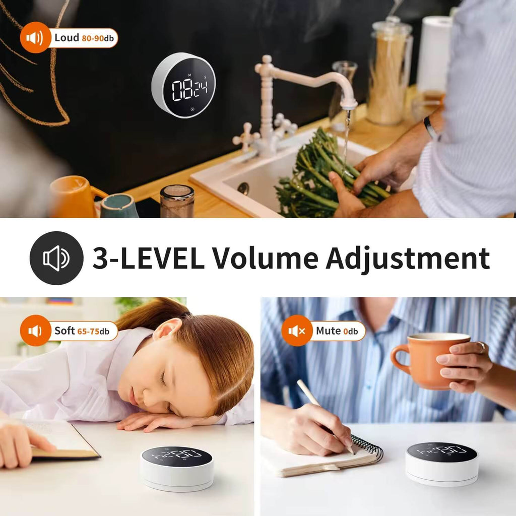 Digital LED Magnetic Kitchen Timer – view 3