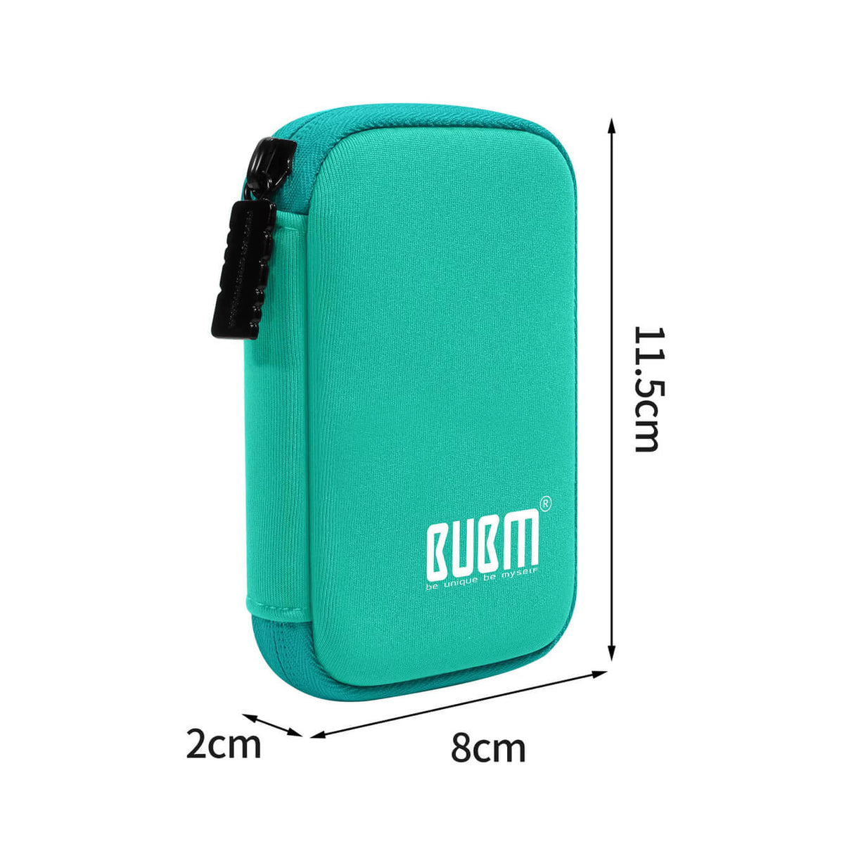 BUBM Multi Purpose Compact Pouch – Cyan
