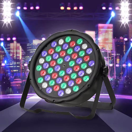 RGB 54 LED DMX Sound Activated Indoor Party Light