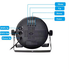 RGB 54 LED DMX Sound Activated Indoor Party Light