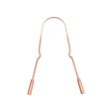 Pure Copper Flexible Tongue Scraper Cleaner