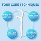 Dental Oral String Floss Picks