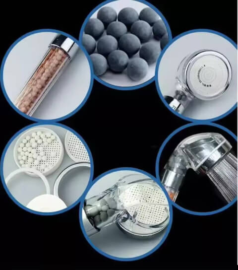 Mineral Filter Shower Head with Light – view 2