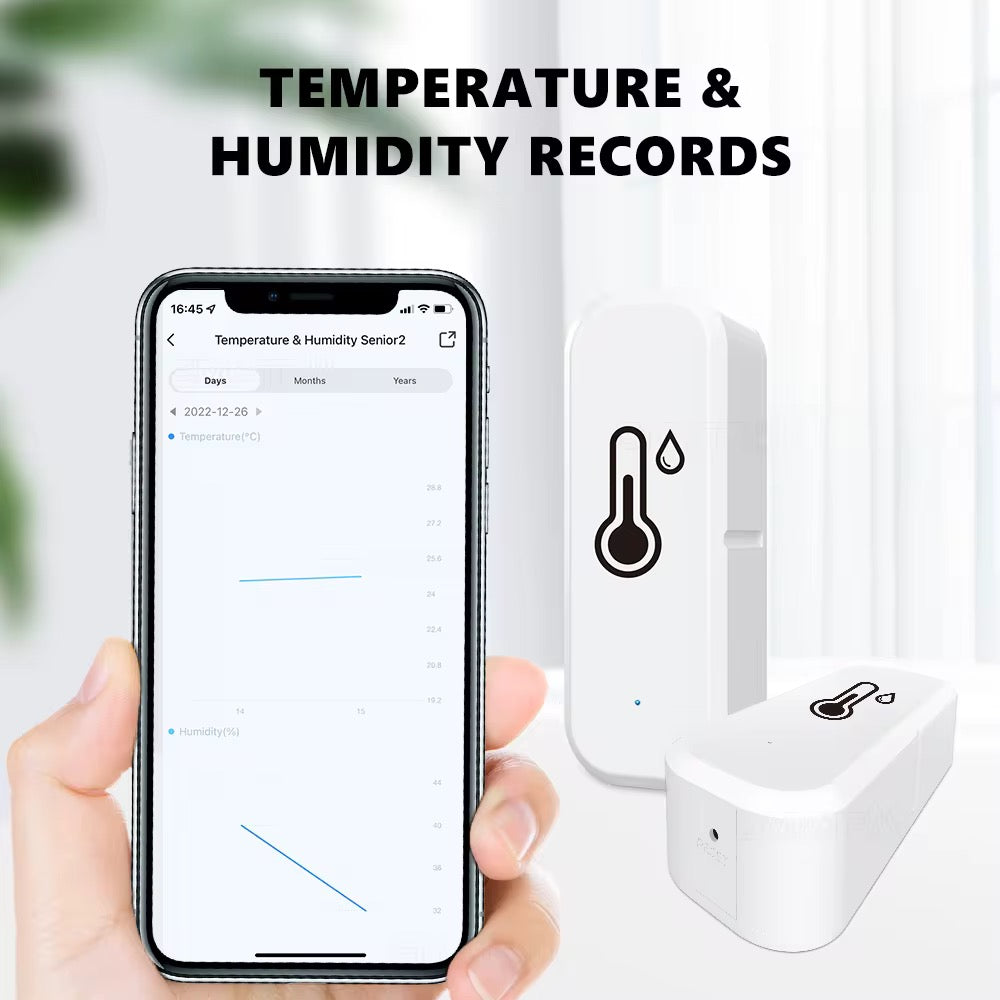 Tuya Wifi Temperature & Humidity Sensor Indoor Hygrometer #WSD008 – view 4