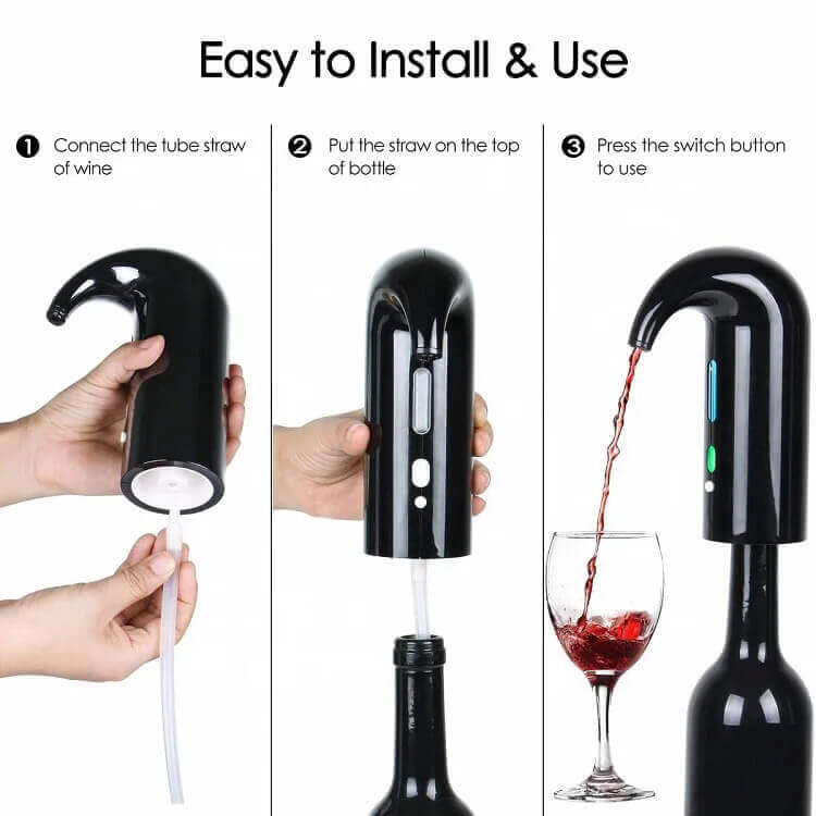 Electric Wine Opener & Aerator Set with Case #SW-WG22