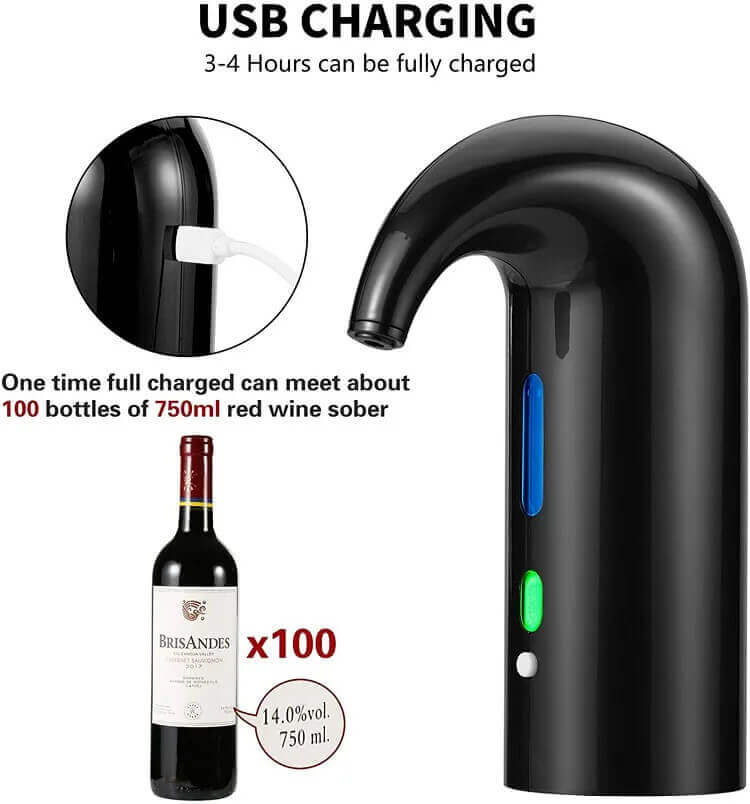 Electric Wine Opener & Aerator Set with Case #SW-WG22