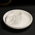 Ceramic Incense Holder for Palo Santo Sticks & Candles – White