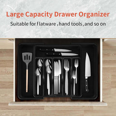 Expandable Kitchen Drawer Flatware Utensil Organizer