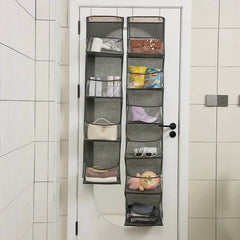 4 Shelf Over The Door Hanging Organizer with Hooks