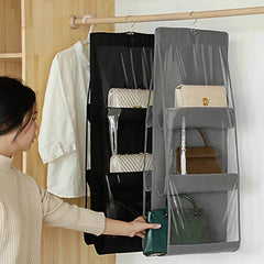 8 Grid Hanging Handbag Organizer