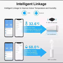 Tuya Smart WiFi Temperature & Humidity Sensor with LCD Display