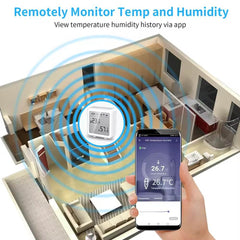 Tuya Smart WiFi Temperature & Humidity Sensor with LCD Display