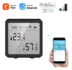 Tuya Smart WiFi Temperature & Humidity Sensor with LCD Display