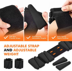 Adjustable Wrist & Ankle Weights Pair