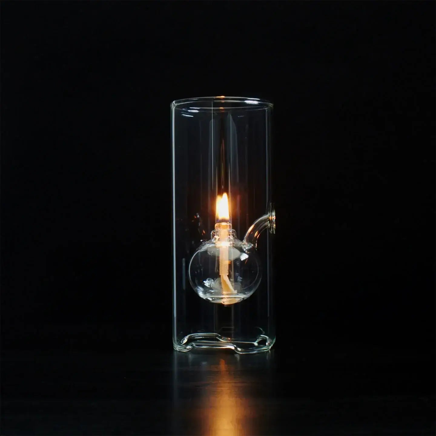 Glass Oil Candle Lamp