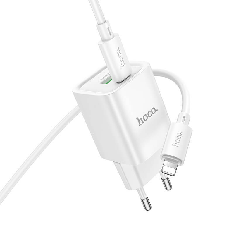 Hoco 30W Fast Charger with Type C to Lightning Cable Set #C149A