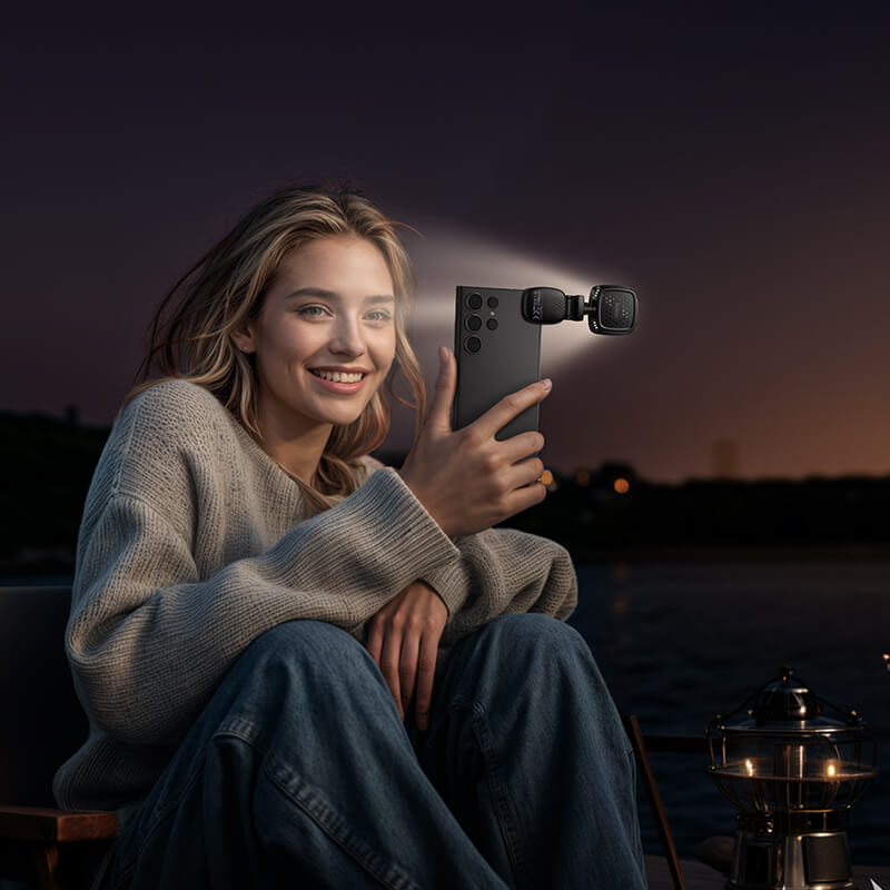 Hoco Portable 9 Levels Dimming Clip Light #K28 – view 3