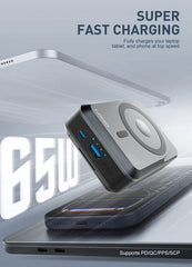 LDNIO 4-IN-1 MAGNETIC WIRELESS POWER BANK & CHARGER #PQ26