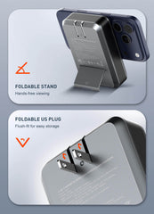 LDNIO 4-IN-1 MAGNETIC WIRELESS POWER BANK & CHARGER #PQ26