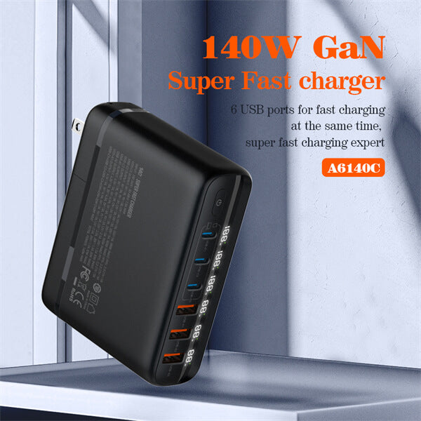 LDNIO 140W GaN Super Fast Desktop Charger #A6140C – view 3