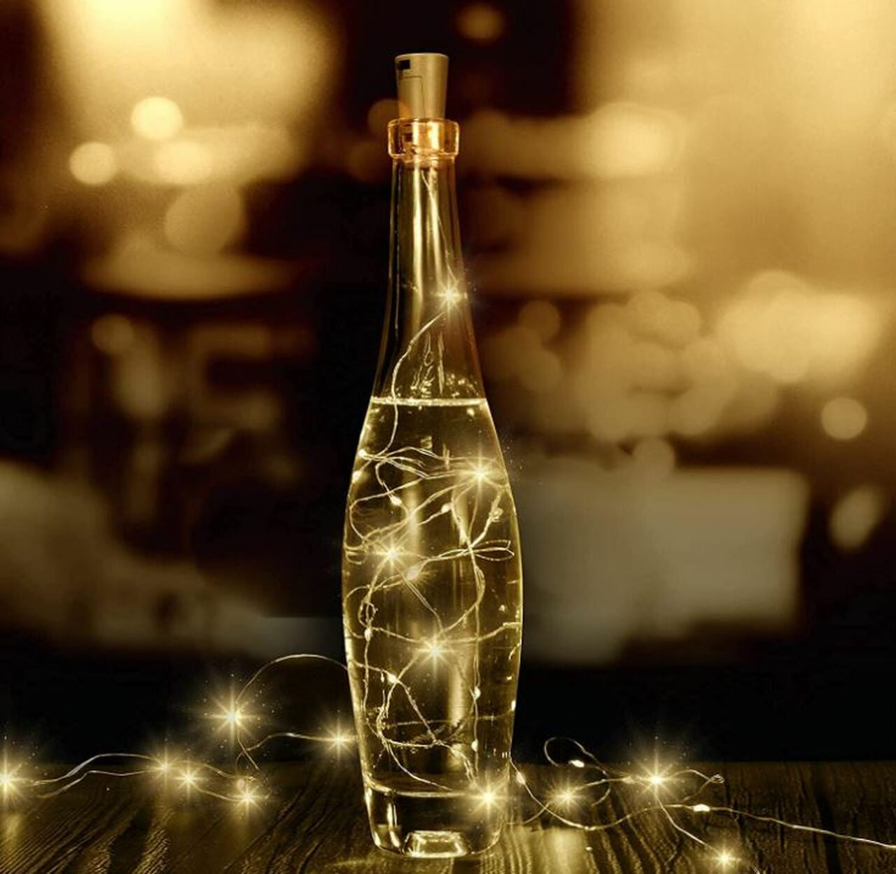 Wine Bottle Fairy Lights with Cork - Buyrouth