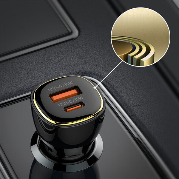 LDNIO 60W PD QC Super Fast Car Charger #C103 – view 3