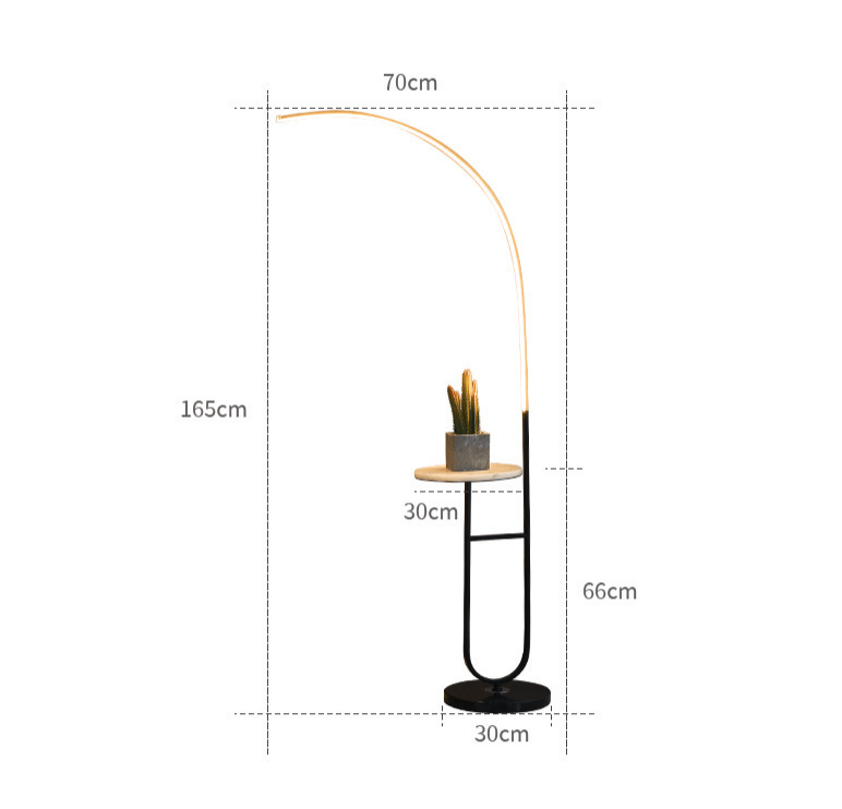 Arc Design Marble Floor Lamp – view 6