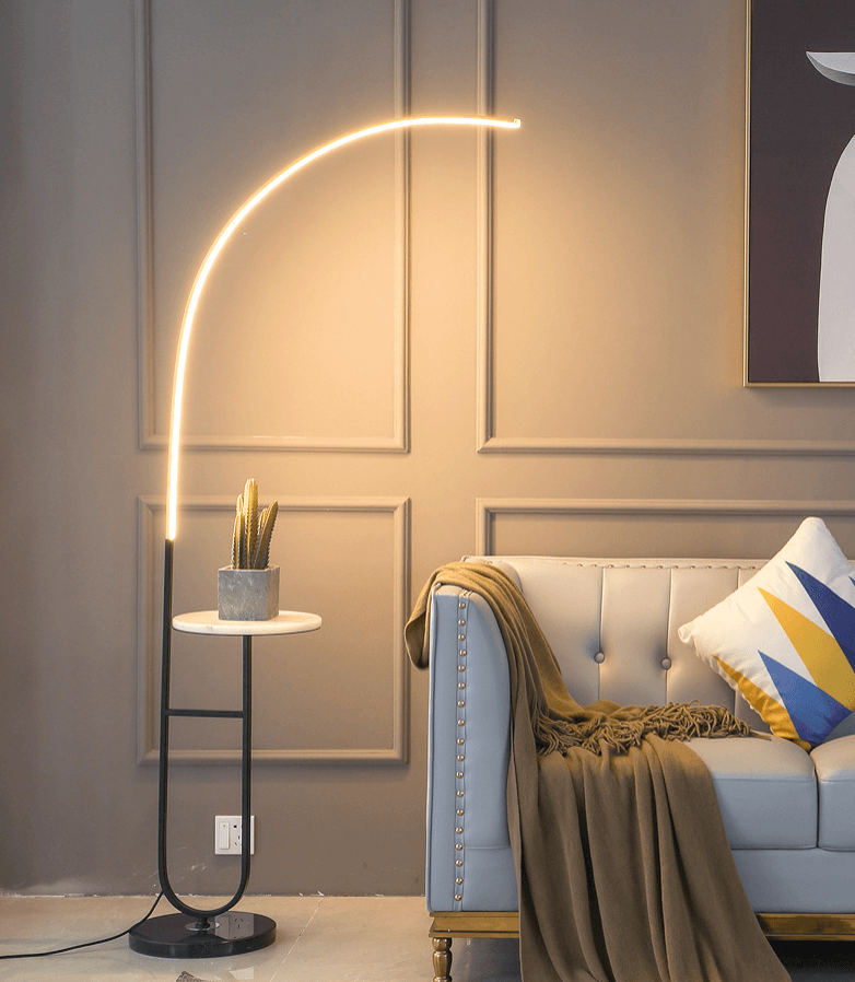 Arc Design Marble Floor Lamp – view 4