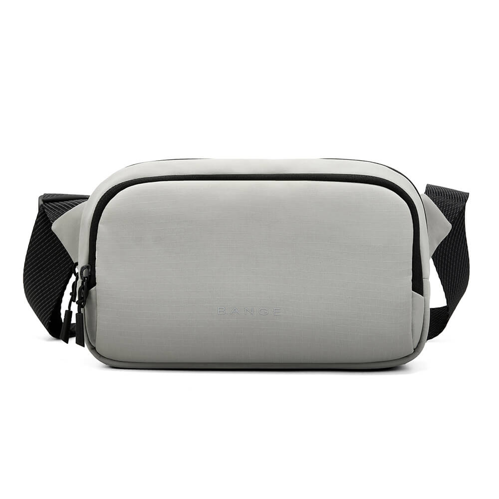 BANGE Lightweight Waterproof Shoulder Fanny Pack #3097 – Grey