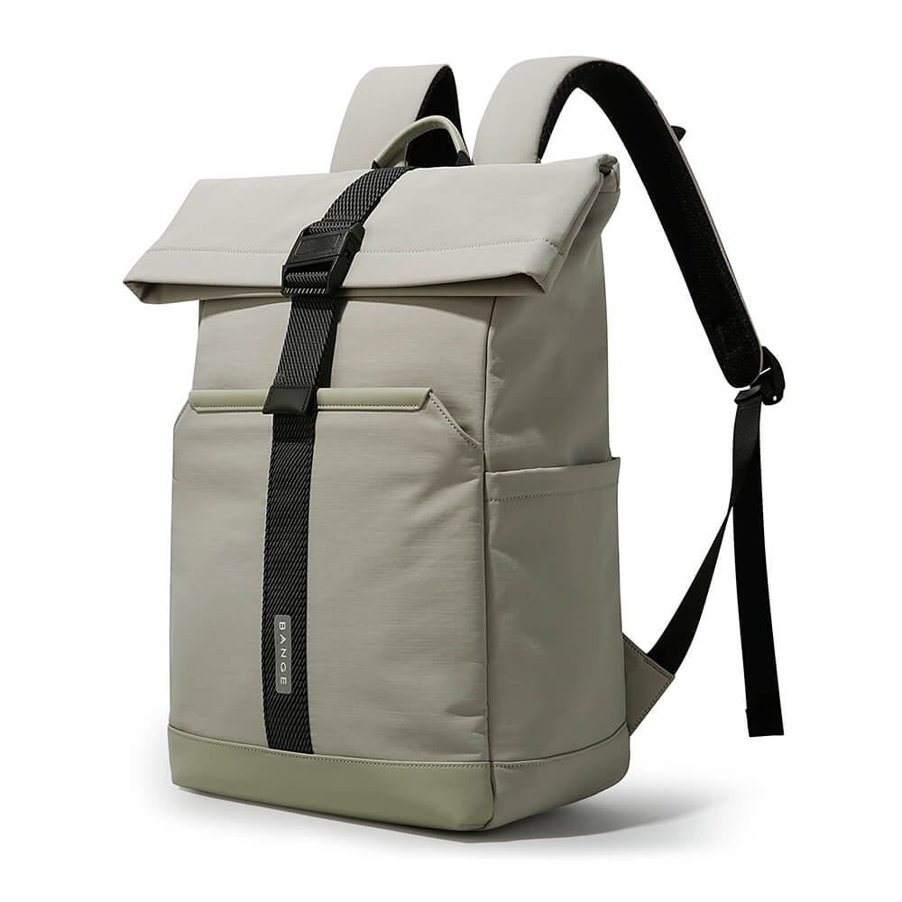 BANGE Water Resistant Roll Top Laptop Backpack #3115 – view 20