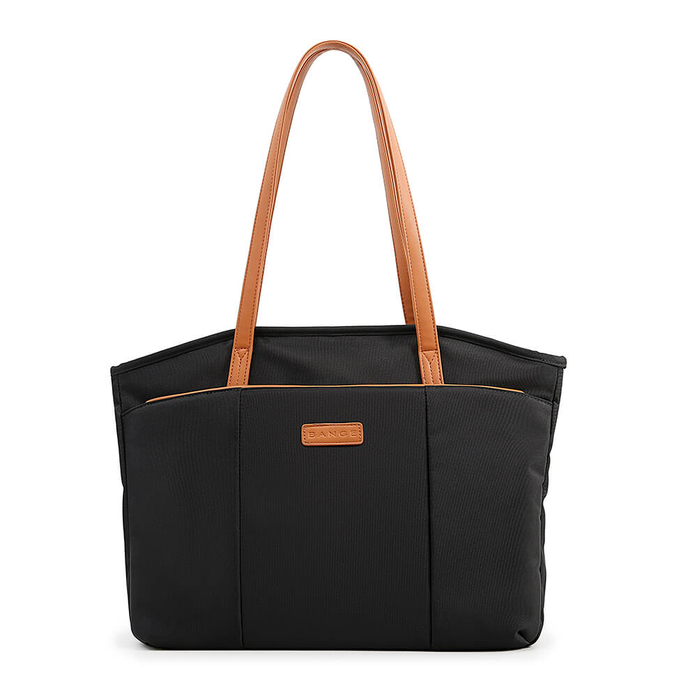 BANGE Large Capacity Commuter Tote Bag #6803 – Black