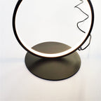 Minimalist Circular Floor Lamp – view 4