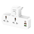 LDNIO 2 AC Outlets Portable Extension Power Socket #SC2311 – view 2