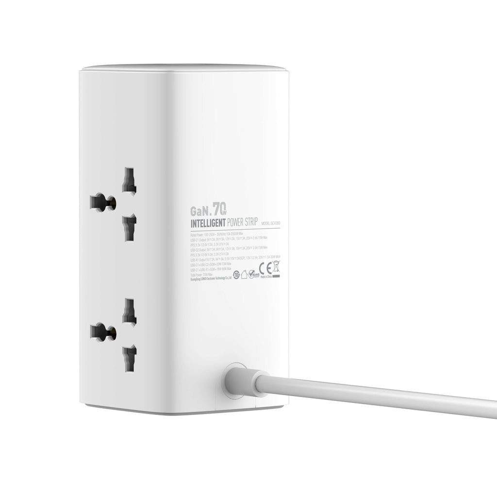 LDNIO 70W Multifunctional Universal Desktop Power Adapter #SC4383 – view 3