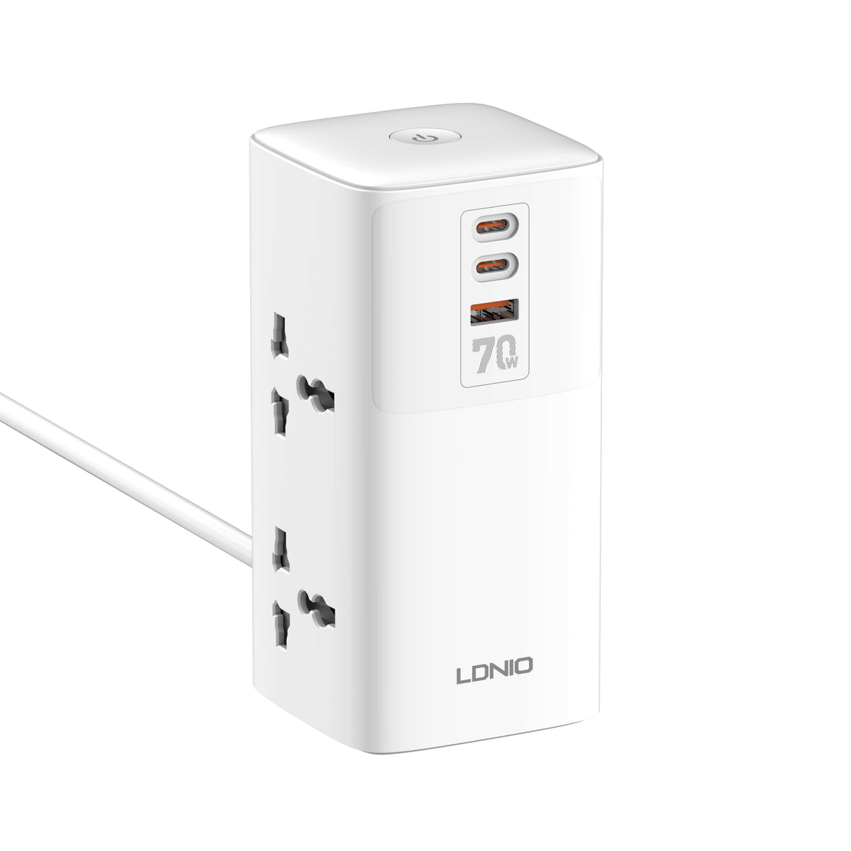 LDNIO 70W Multifunctional Universal Desktop Power Adapter #SC4383