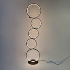 Minimalist Circular Floor Lamp – view 5
