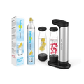 Sodaology Sparkling Water & Soda Maker with Two Bottles + CO₂ Cylinder