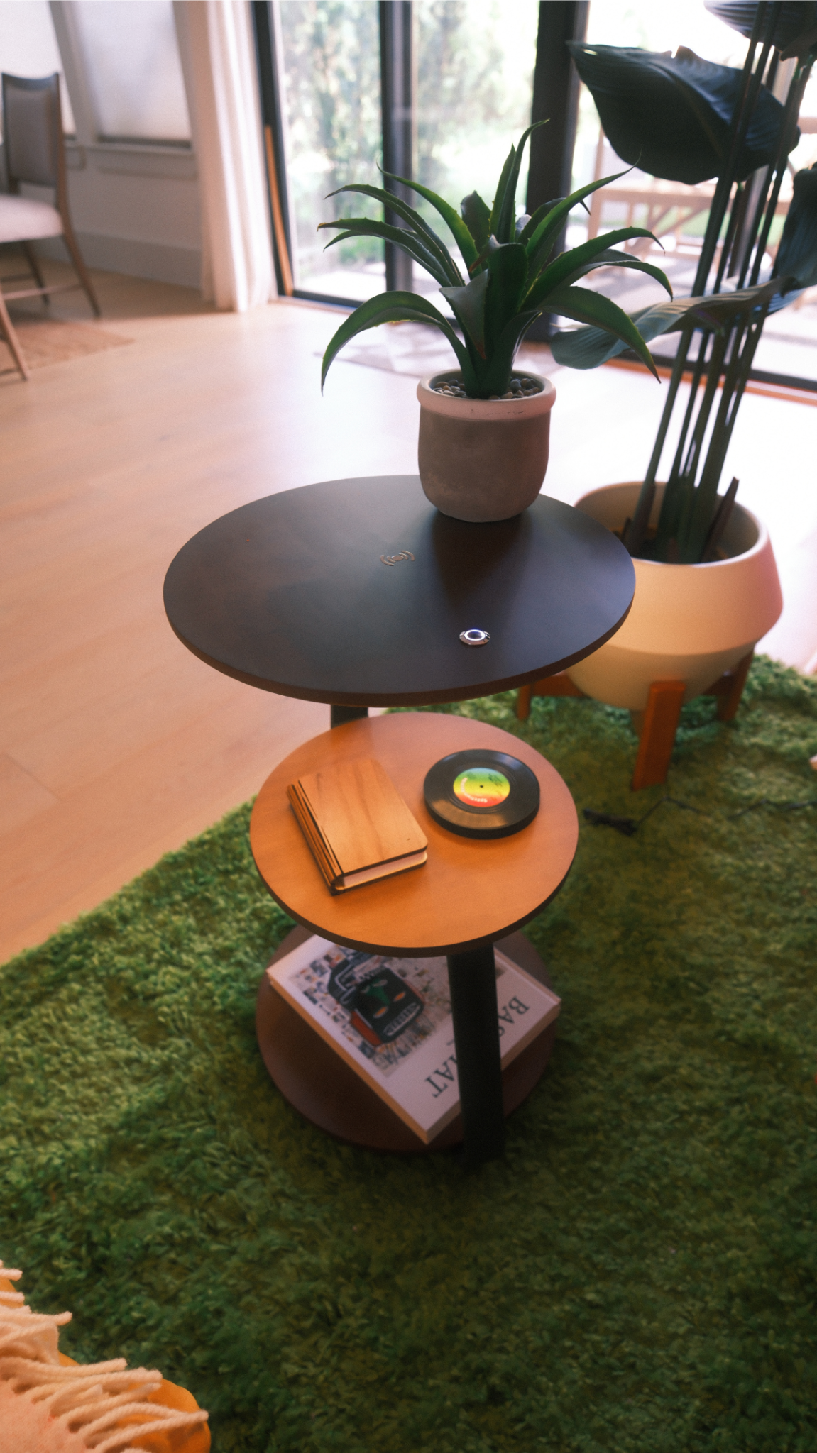 La Caza Cali Glownest Bedside Table Floor Lamp – in a room