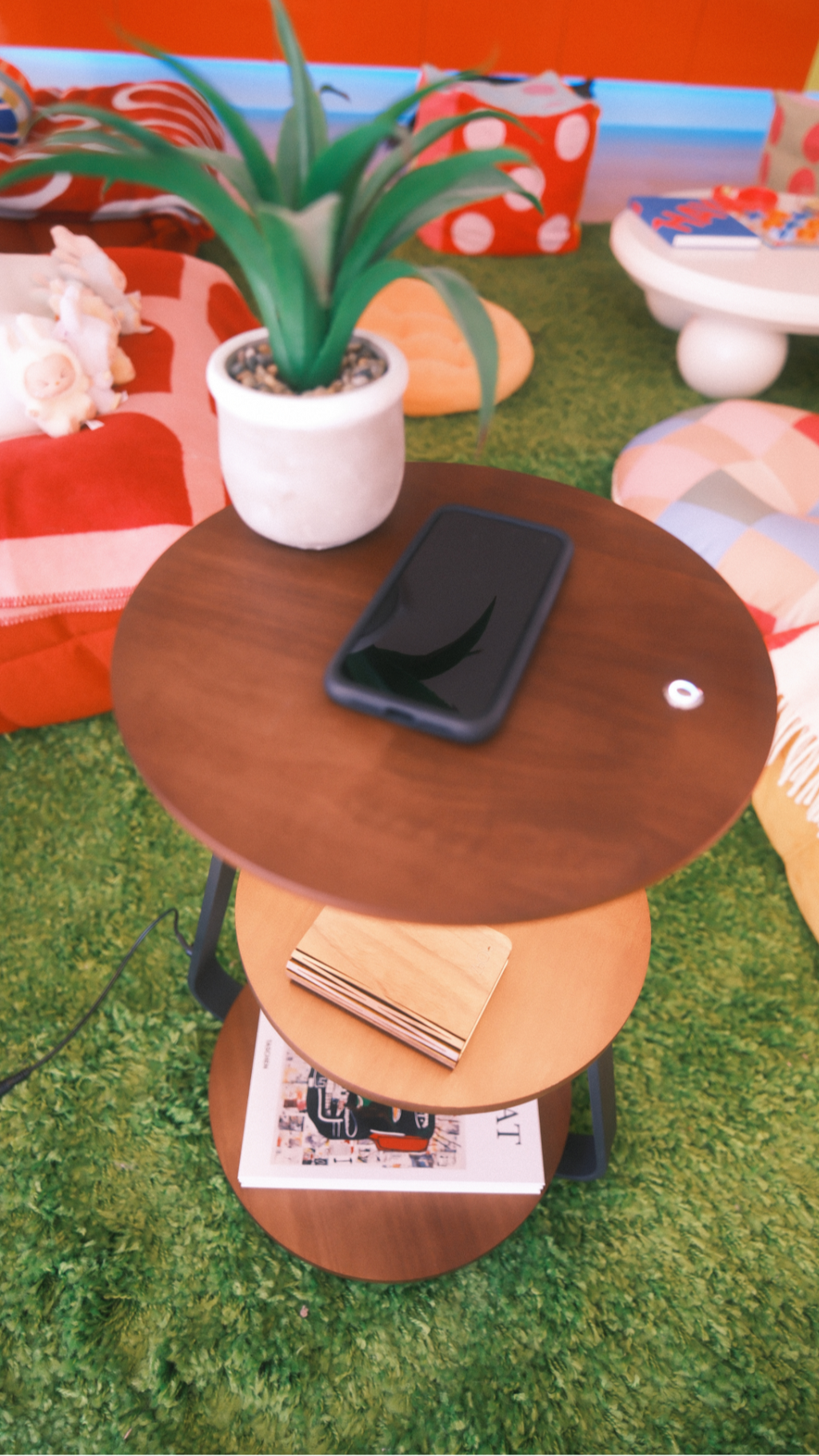La Caza Cali Glownest Bedside Table Floor Lamp – in a room