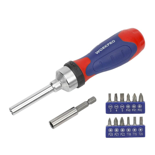 WORKPRO 14-Piece Professional Ratchet Screwdriver Set #W000837