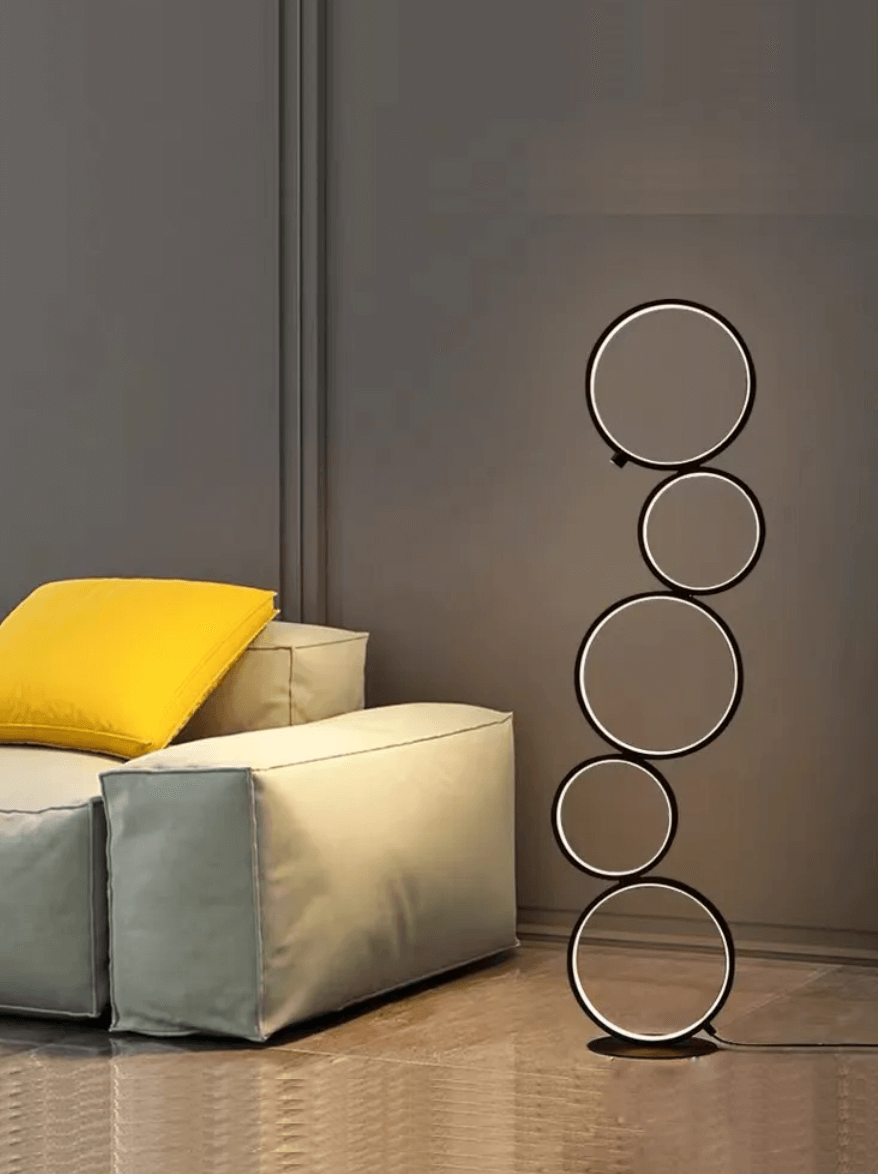 Minimalist Circular Floor Lamp