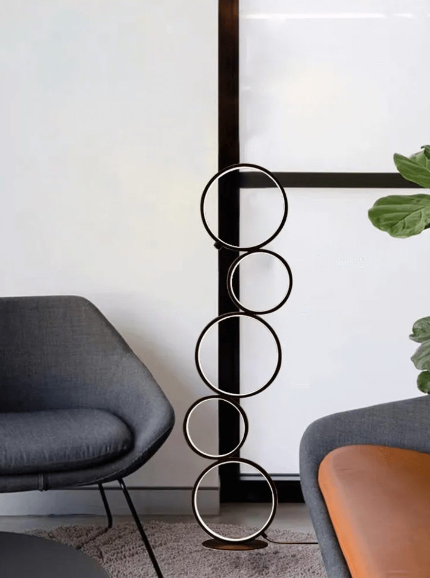 RGB MINIMALIST CIRCULAR FLOOR LAMP - Buyrouth