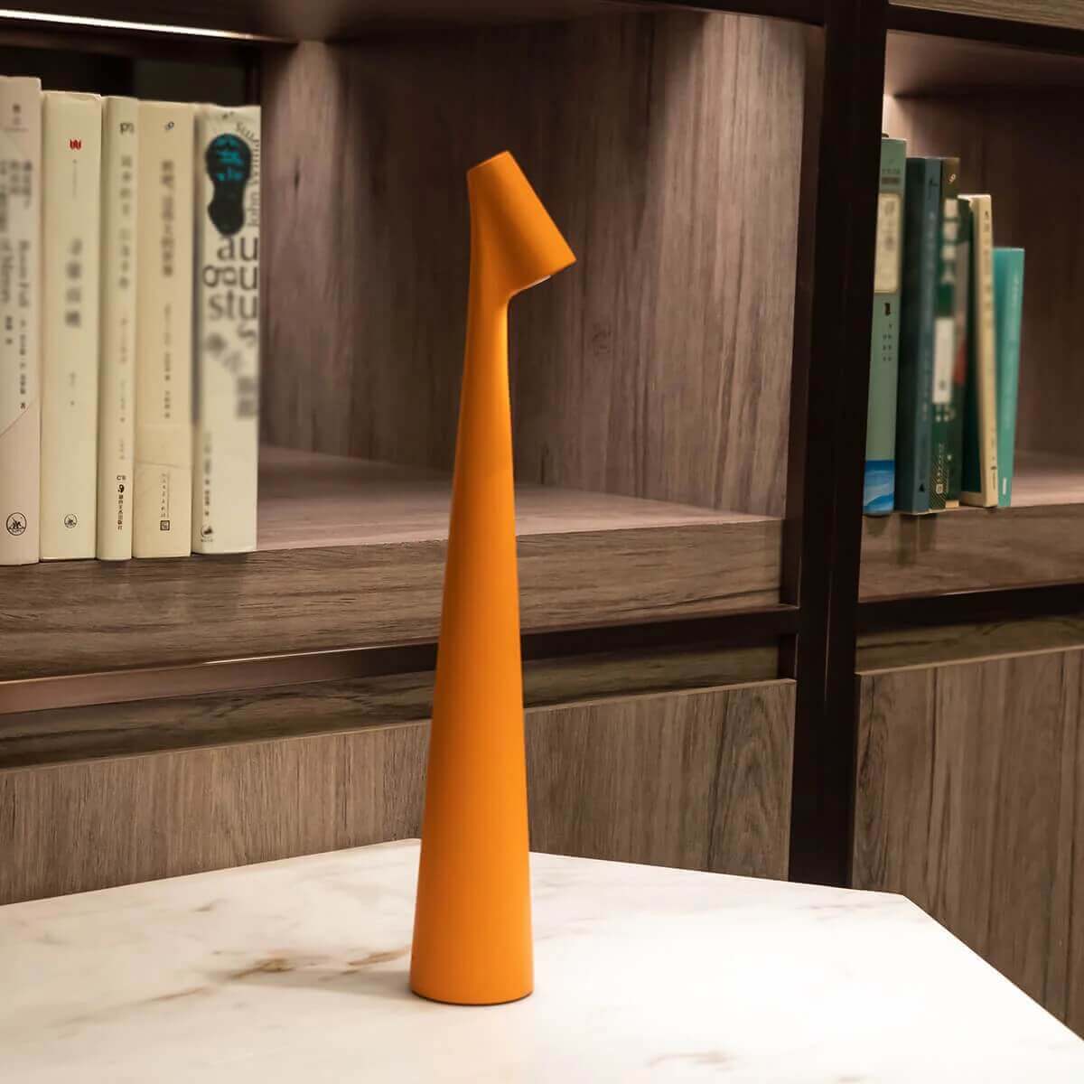 Beam Sculpted Cordless Table Lamp #RSJ-J002 – Orange