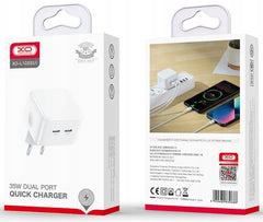 XO 35W Dual Port Charger with Type C to Type C Cable #L102